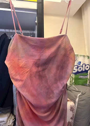 Pembe Bağlama Desenli V Yaka Hamile Bluzu - Görsel 2