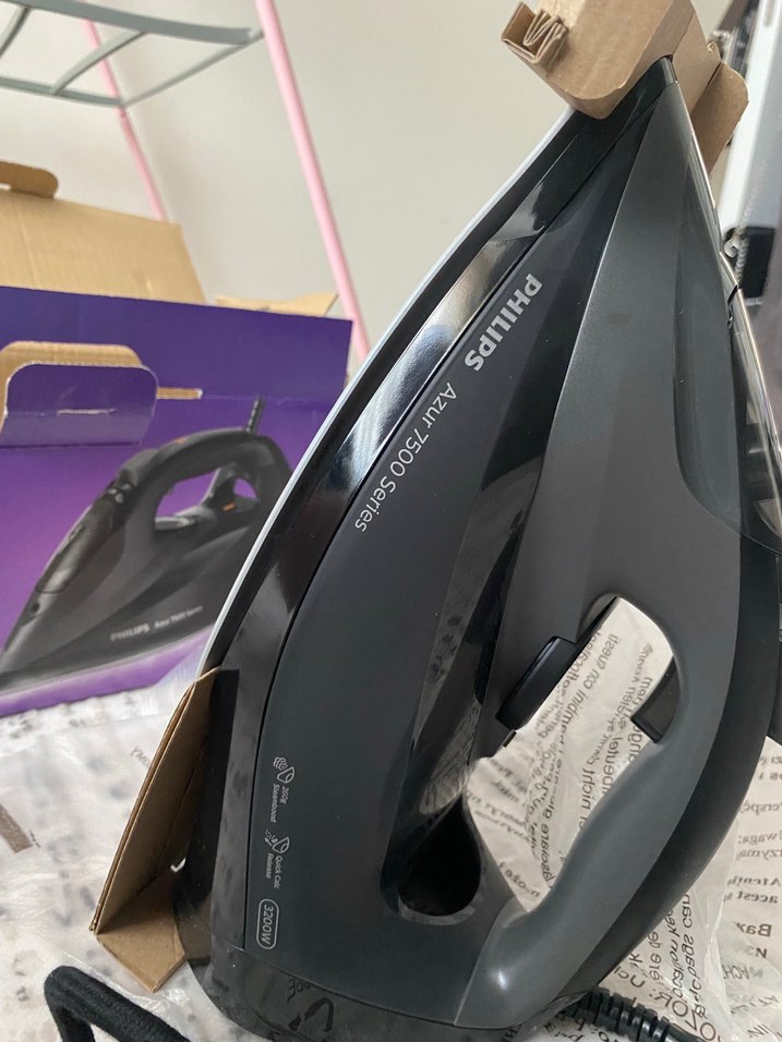 Philips Azur 3200W Siyah Ütü - Görsel 4