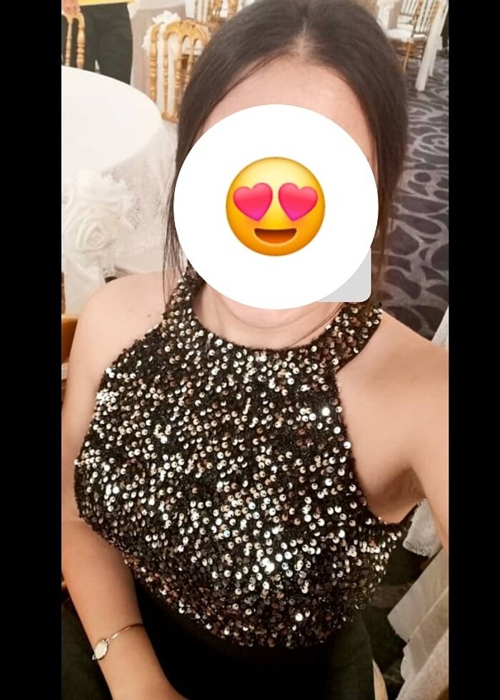 Balık Siyah Abiye Elbise - Görsel 5