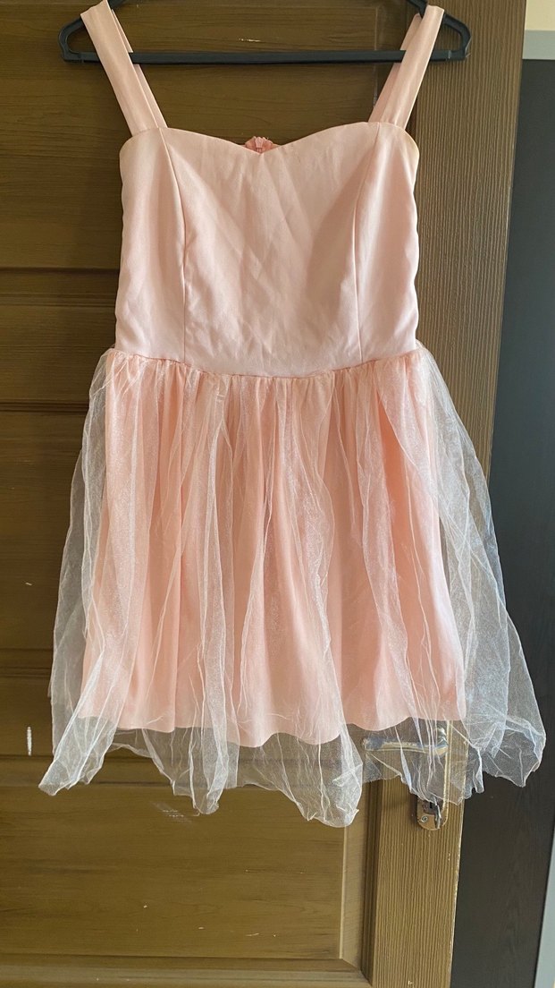 Pembe Straplez Kız Çocuk Elbise - Görsel 2