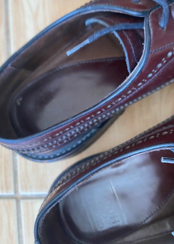 Bordo Deri Klasik Erkek Ayakkabı - Görsel 3