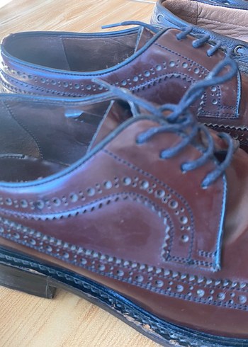 Bordo Deri Klasik Erkek Ayakkabı - Görsel 2