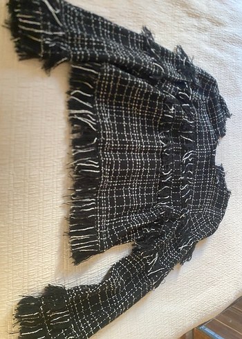 Nakışlı Siyah Örgü Kadın Kazak - Görsel 2