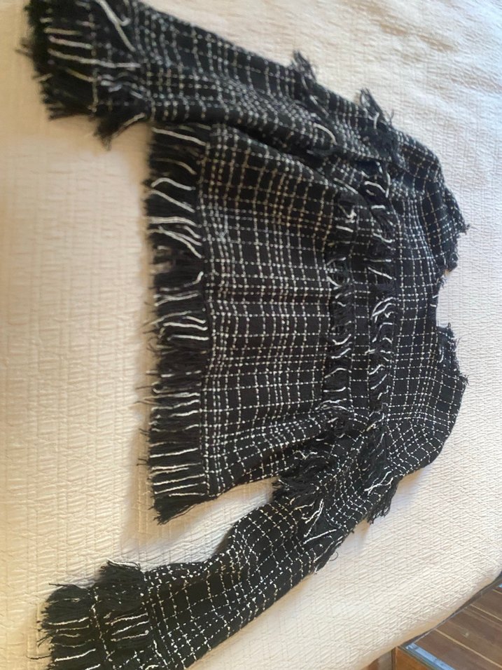 Nakışlı Siyah Örgü Kadın Kazak - Görsel 2