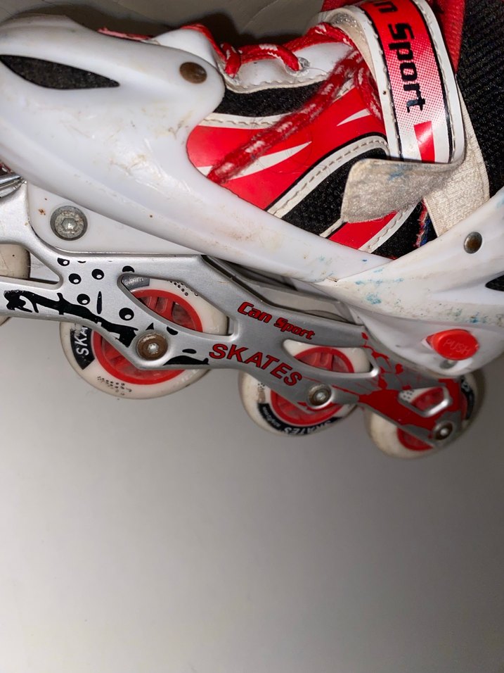 Kırmızı Bağcıklı Erkek Kaykay Patenleri - Görsel 3