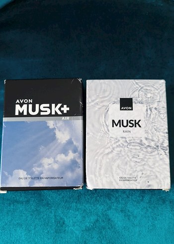 Avon Musk+ Air ve Musk Rain Erkek Parfüm Seti - Görsel 2