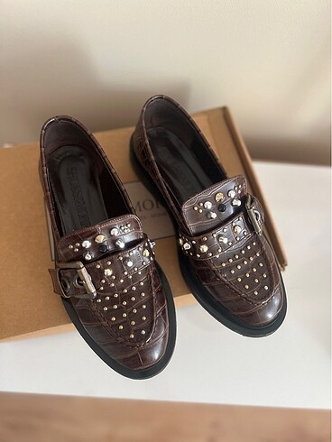 Shoes & More Kahve kroko