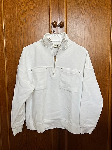 Krem sweat jakarlı