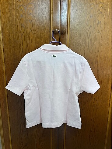 36 Beden Pembe yakalı lacoste