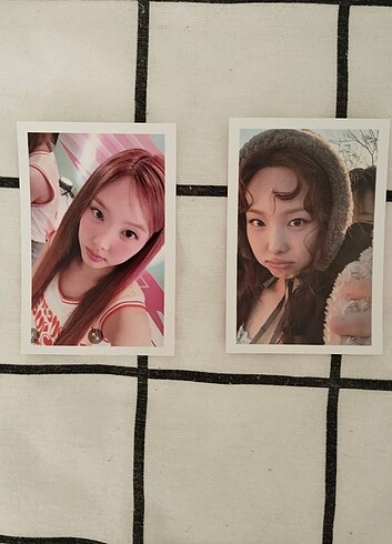 Twice Nayeon ikili photocard set