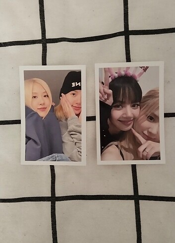 Blackpink Chaelisa ikili photocard set