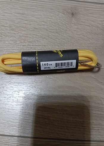 Sarı Minimalist Erkek Ayakkabı Bağcığı - Görsel 2