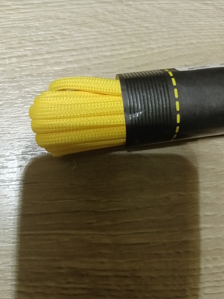 Sarı Minimalist Erkek Ayakkabı Bağcığı - Görsel 3