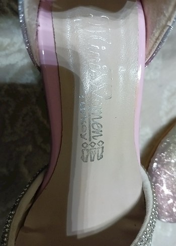 Parlak Bağcıklı Kız Babet Ayakkabı - Görsel 4