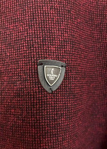 Bordo Triko Erkek Sweatshirt - Görsel 3