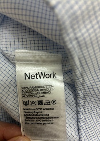 NetWork Slim Fit Erkek Gömlek Beyaz - Görsel 3
