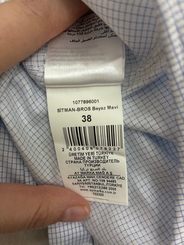 NetWork Slim Fit Erkek Gömlek Beyaz - Görsel 2