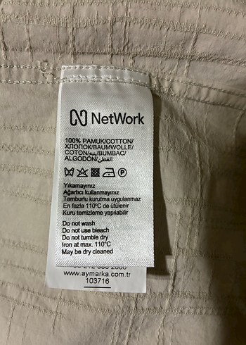 Bej Keten Erkek Gömlek, Düğmeli, Uzun Kollu - Görsel 7