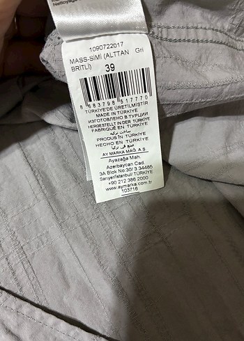 Gri Keten Erkek Gömlek Uzun Kollu - Görsel 7