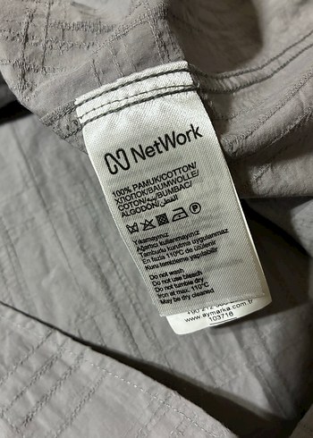 Gri Keten Erkek Gömlek Uzun Kollu - Görsel 6