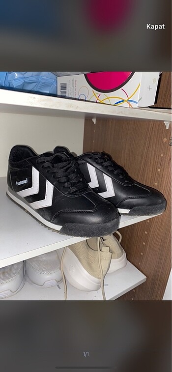 40 Beden siyah Renk Hummel orijinal spor ayakkabı