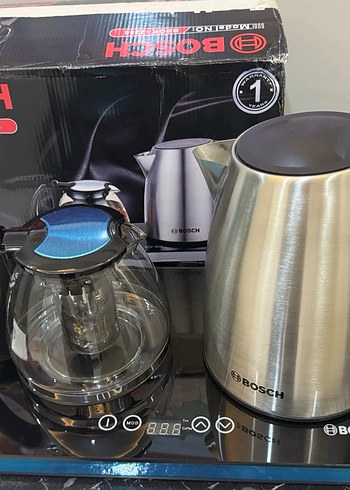 Bosch SGK-2286 Çay Makinesi Gri ve Camel - Görsel 2