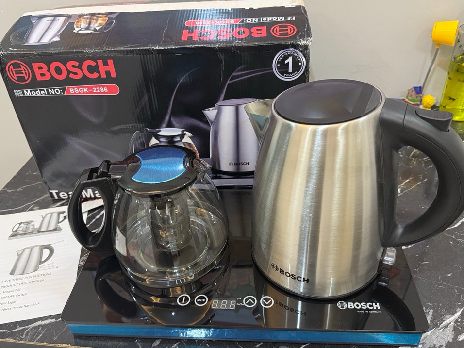 Bosch SGK-2286 Çay Makinesi Gri ve Camel - Görsel 2