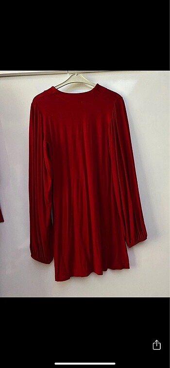 Penye tunik bordo - Görsel 2