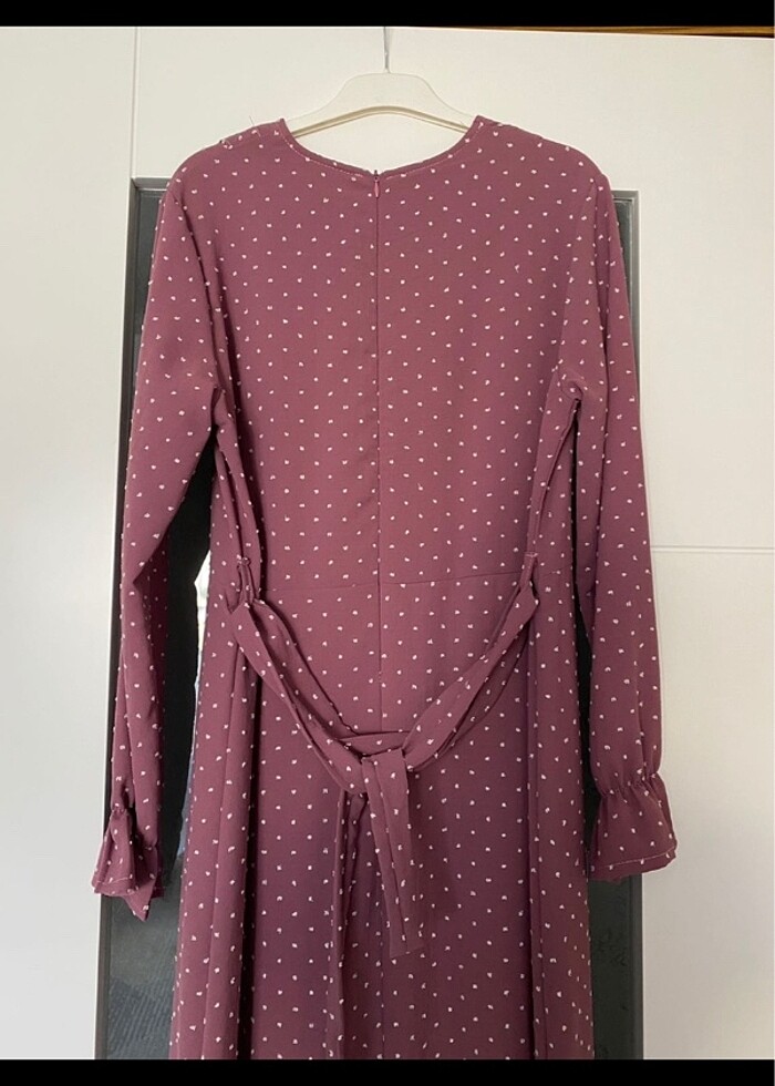 Tesettür uzun elbise - Görsel 4