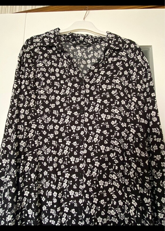 Çiçekli uzun elbise - Görsel 2