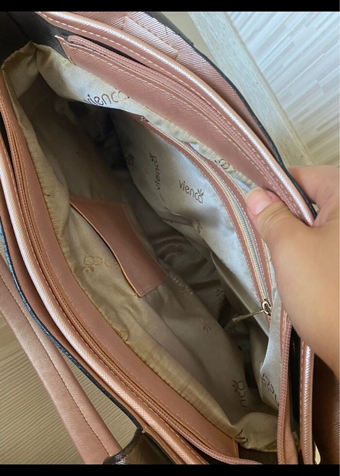 Pudra pembesi çanta - Görsel 3