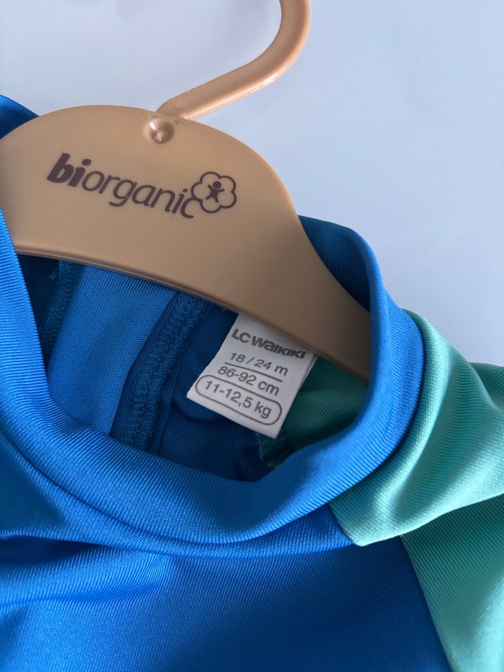 Erkek Çocuk Dinozor Baskılı Mavi Mayo - Görsel 3