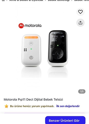 Motorola PIP11 Dect Dijital bebek telsizi - Görsel 7