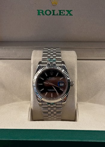 Rolex Rolex Datejust Black Dial Erkek Saati