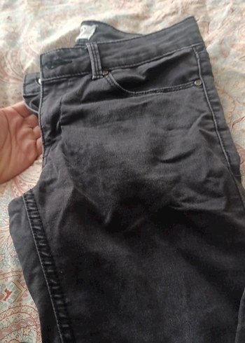 füme i Kadın Dar Paça  Denim Pantolon - Görsel 2