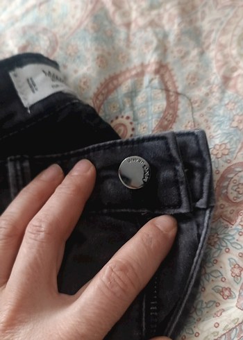 füme i Kadın Dar Paça  Denim Pantolon - Görsel 3