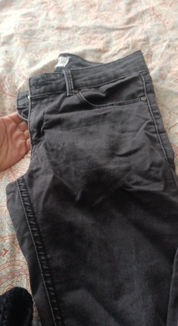 füme i Kadın Dar Paça  Denim Pantolon - Görsel 2