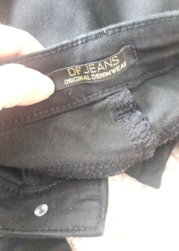 Siyah Kemerli Kadın Keten Pantolon likralı tam kalıp - Görsel 4