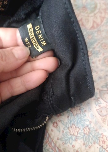 Siyah Kemerli Kadın Keten Pantolon likralı tam kalıp - Görsel 5