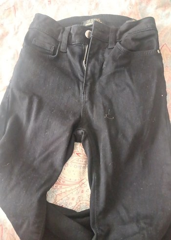 Siyah Kemerli Kadın Keten Pantolon likralı tam kalıp - Görsel 8