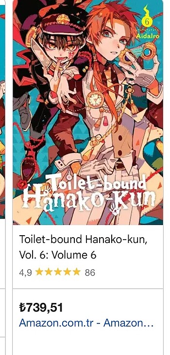 Toilet Bound Hanako Kun Manga İNGİLİZCE - Görsel 7