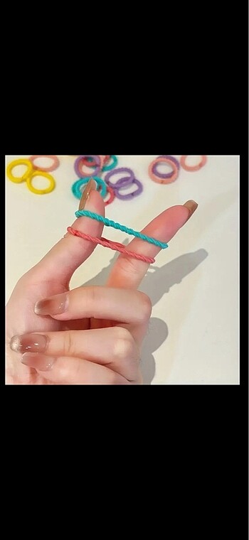 Diğer Kız bebek / çocuk lastik saç tokası
