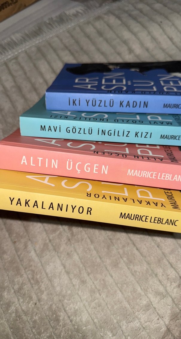 Arsène Lupin Maurice Leblanc Seti - Görsel 2