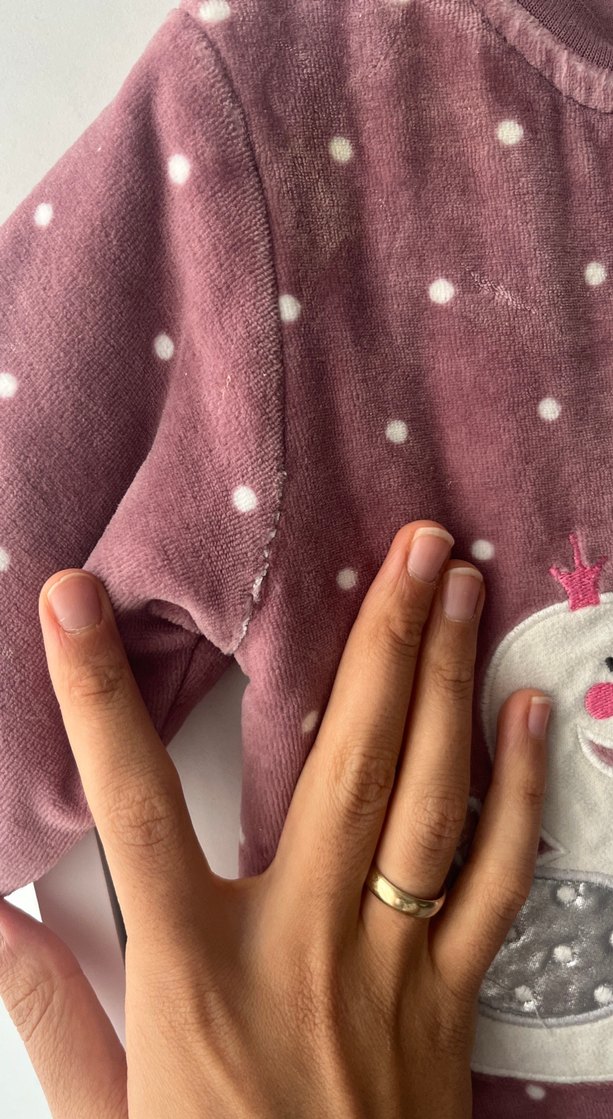 Mor kuğulu bebek uyku tulumu - Görsel 3