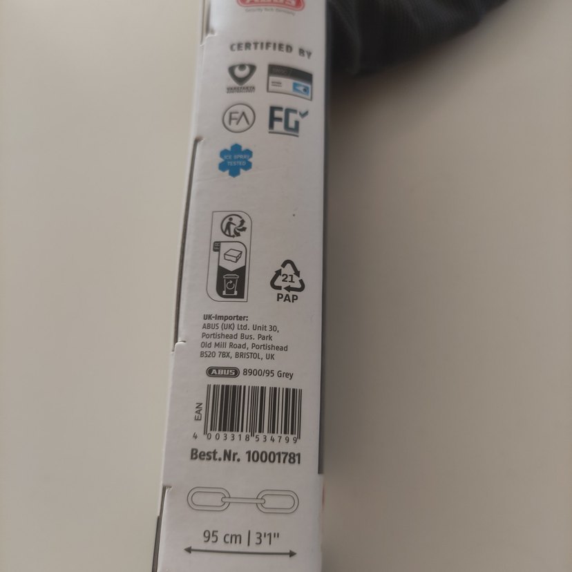 ABUS ZİNCİR KİLİT SIFIR - Görsel 4