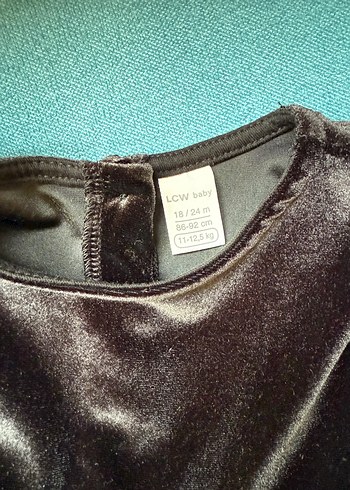 Kadife kabarık elbise - Görsel 2