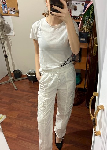 mudo beyaz pantolon - Görsel 2