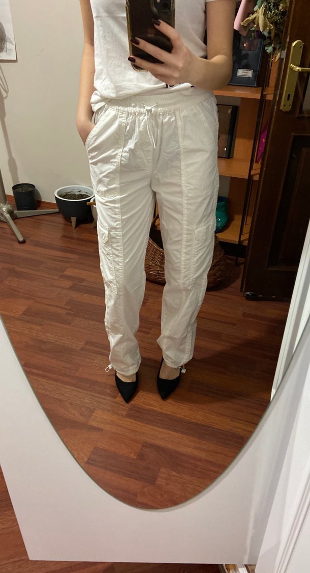 mudo beyaz pantolon - Görsel 5