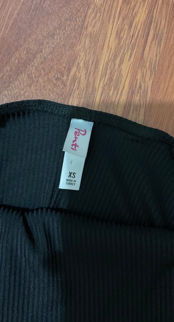 Penti Siyah İnce Askılı Kadın Bodysuit - Görsel 4