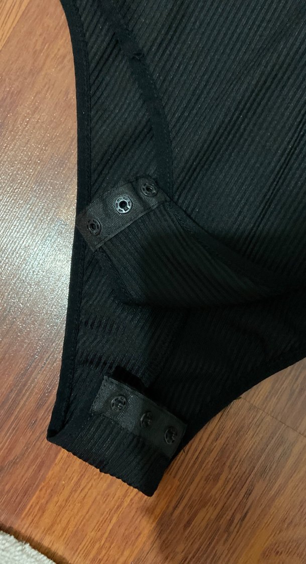 Penti Siyah İnce Askılı Kadın Bodysuit - Görsel 3